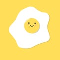 Illustration vector graphic of cute sunny side up eggs