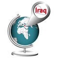 Illustration Vector Graphic Globe Iraq