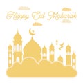 Illustration vector graphic Happy Eid Mubarak 27041520