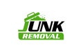 Illustration vector graphic of junk removal solution services logo design template Royalty Free Stock Photo