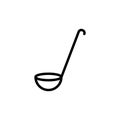 Illustration Vector graphic of ladle icon template Royalty Free Stock Photo