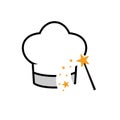 Illustration Vector Graphic of Magic Chef Logo Royalty Free Stock Photo