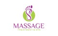 Illustration vector graphic of massage beauty logo design