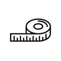 Illustration Vector graphic of measurement ruler icon