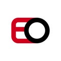 Illustration Vector Graphic of Modern EO Letter Logo