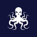 Illustration vector graphic of octopus with skull head. Fit for t-shirt design, esport, gaming, fashion, clothing etc. Vector