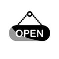 Illustration Vector Graphic of Open Tag icon Royalty Free Stock Photo