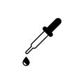 Illustration Vector graphic of pipet, dropper icon