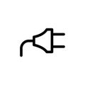 Illustration Vector graphic of power plug icon Royalty Free Stock Photo