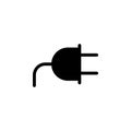 Illustration Vector graphic of power plug icon template Royalty Free Stock Photo