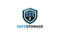 Illustration vector graphic of a professional storage solution business logo design template Royalty Free Stock Photo