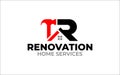 Illustration vector graphic of renovation, home repair, and building concept logo design template