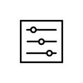 Illustration Vector graphic of setting icon template