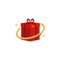 Illustration Vector Graphic of Shining Gift Box