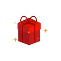 Illustration Vector Graphic of Shining Gift Box