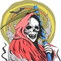 Illustration vector graphic of skull dead good for clothing merchandise