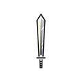 Illustration vector graphic of Sword item Royalty Free Stock Photo