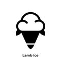 Lamb ice dual meaning logo