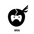 Ninja gaming dual meaning logo