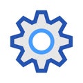 tools setting,configuration preferences, options settings, gear cog icon Royalty Free Stock Photo