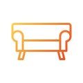 illustration vector and logo sofa gradient style icon perfect