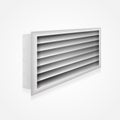 Illustration of ventilation louver