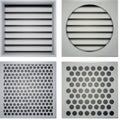 Illustration of ventilation shutters Royalty Free Stock Photo