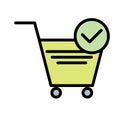 Illustration Verified Cart Items Icon