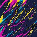 A colorful abstract background with lines and shapes created with Generative AI technology