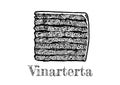 Illustration of vinarterta