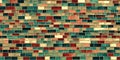 An illustration of a vintage mosaic background Royalty Free Stock Photo