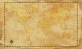 Vintage Style World Map Background