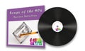 Vinyl record with music compilations. Royalty Free Stock Photo