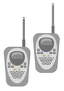 Illustration of walkies talkies