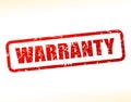 Warranty text buffered