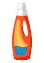 Illustration of washing detergent bottle.