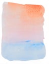 Illustration watercolor hand draw and painted on paper Royalty Free Stock Photo