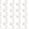 ILLUSTRATION OF white flowers,FOR WALLPAPER OR FABRIC ON A WHITE BACKGROUND, Royalty Free Stock Photo