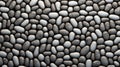 White pebble stones background