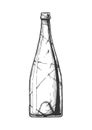 Illustration of Wine bottle