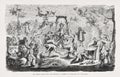 Illustration of a Witches\' Sabbath based on the painting by Spranger