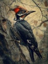 Portrait of a Woodpecker