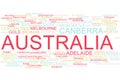 Australia word cloud