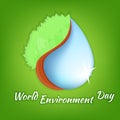 Illustration of a World Environment Day.