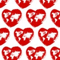 Illustration World Heart Day Background