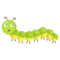 Illustration of worm cute