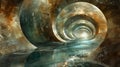 Descending into Mystery: The Spiraling Abyss in Still Waters