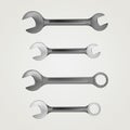 Illustration of wrenches