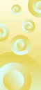 illustration yellow circle for wallpaper smartphone