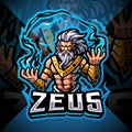 Zeus esport mascot logo design